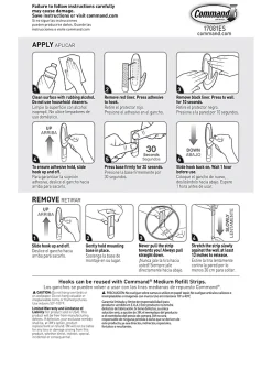 Command Designer Medium Hooks, 6 Hooks