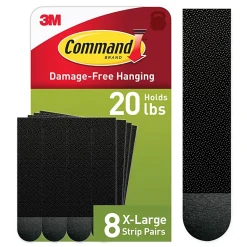 Command Hanging Strip, 17217BLK8ES