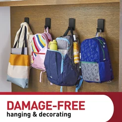 Command™ Jumbo Hook, 2 XL Hooks, 8 Adhesive Strips, Damage Free Hanging, No Tools Wall Hanging Strips For Living Spaces