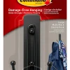 Command Large Double Wall Hooks, 1 Command Hook, 1 Command Strip, Damage Free Hanging of Dorm Room Decorations