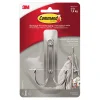 Command Large Double Wall Hooks, 1 Command Hooks, 1 Command Strip, Damage Free Hanging of Dorm Room Decorations