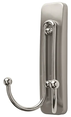 Command Large Double Wall Hooks, 1 Command Hooks, 1 Command Strip, Damage Free Hanging of Dorm Room Decorations
