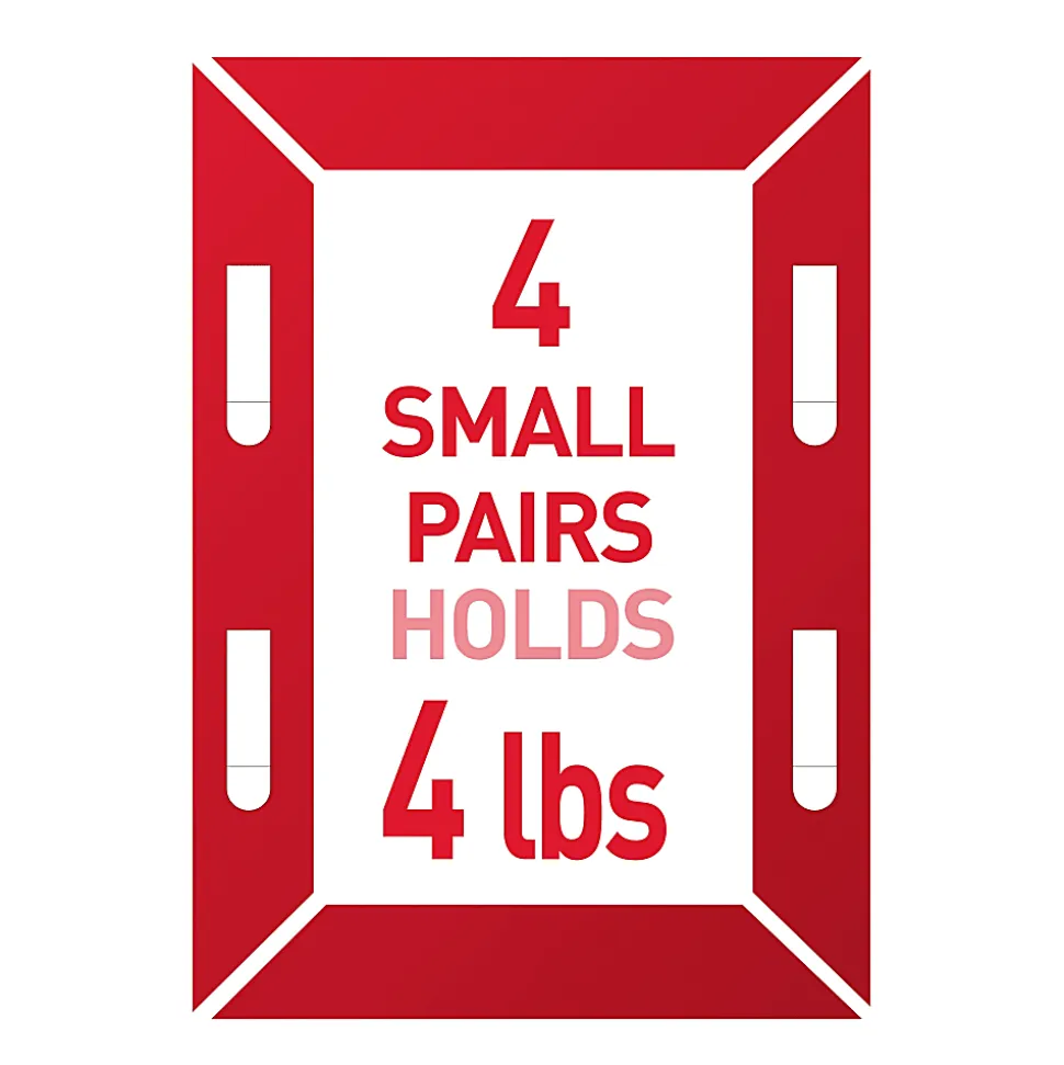 Command Large (15lb) and Medium (10lb) and Small (5lb) Picture Hanging Strips, White, 18 Pairs (36 strips), 17211BPES