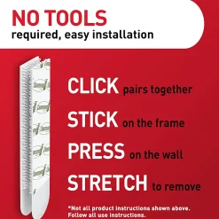 Command Large (15lb) and Medium (10lb) and Small (5lb) Picture Hanging Strips, White, 18 Pairs (36 strips), 17211BPES