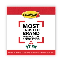 Command Large (15lb) Picture Hanging Strips, Black, 12 Pairs (24 strips), 17206BLK12ES