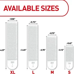 Command Large (15lb) Picture Hanging Strips, Black, 12 Pairs (24 strips), 17206BLK12ES