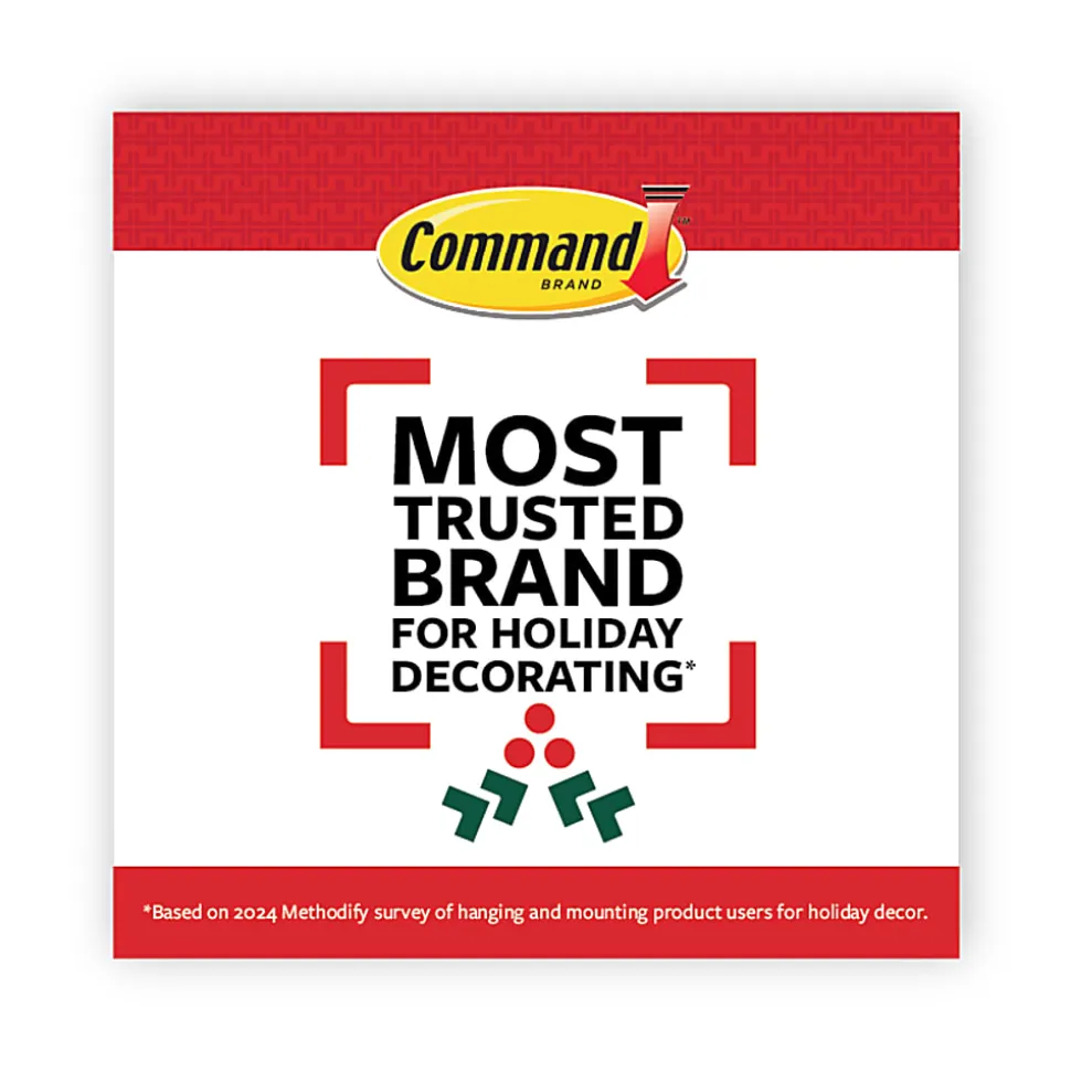 Command™ Medium Black Picture Hanging Strips, 17201BLK