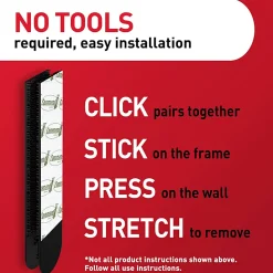 Command™ Medium Black Picture Hanging Strips, 17201BLK