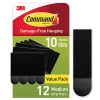 Command Medium Black Picture Hanging Strips, 17204BLK12ES