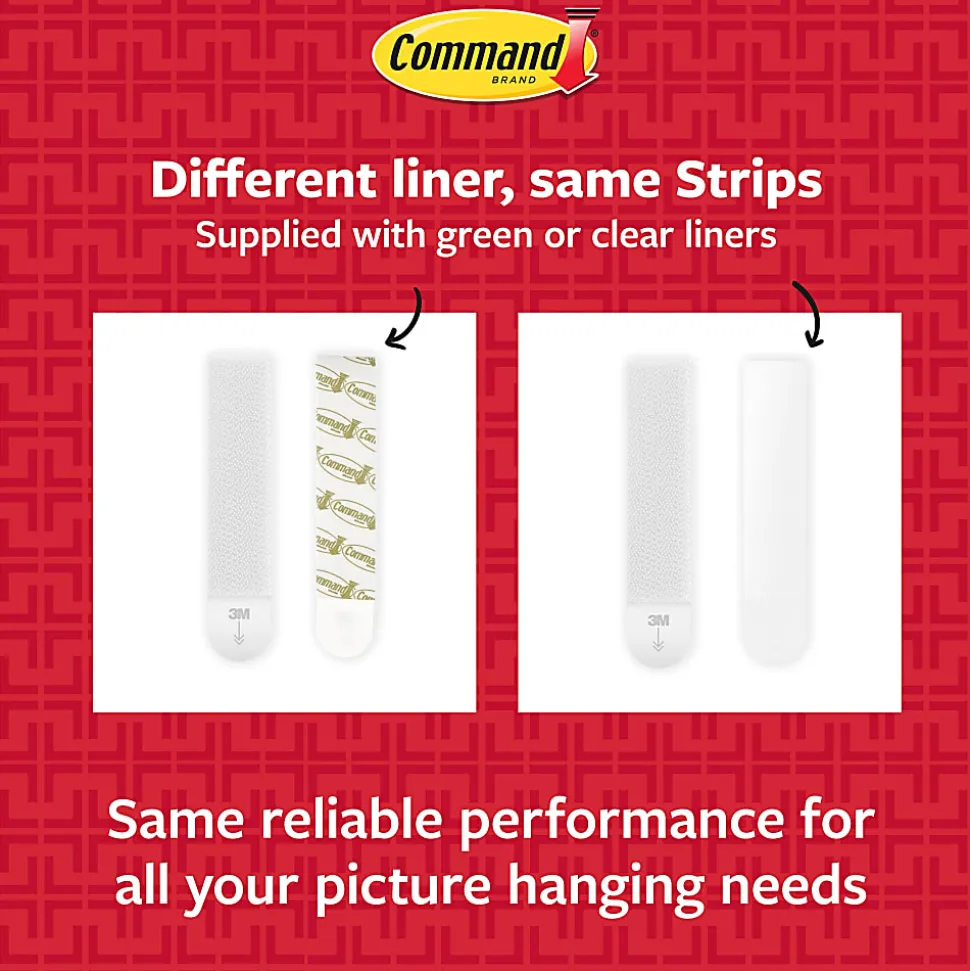 Command Medium (10lb) Picture Hanging Strips, White, 132 Pairs (234 strips), 17201S132A