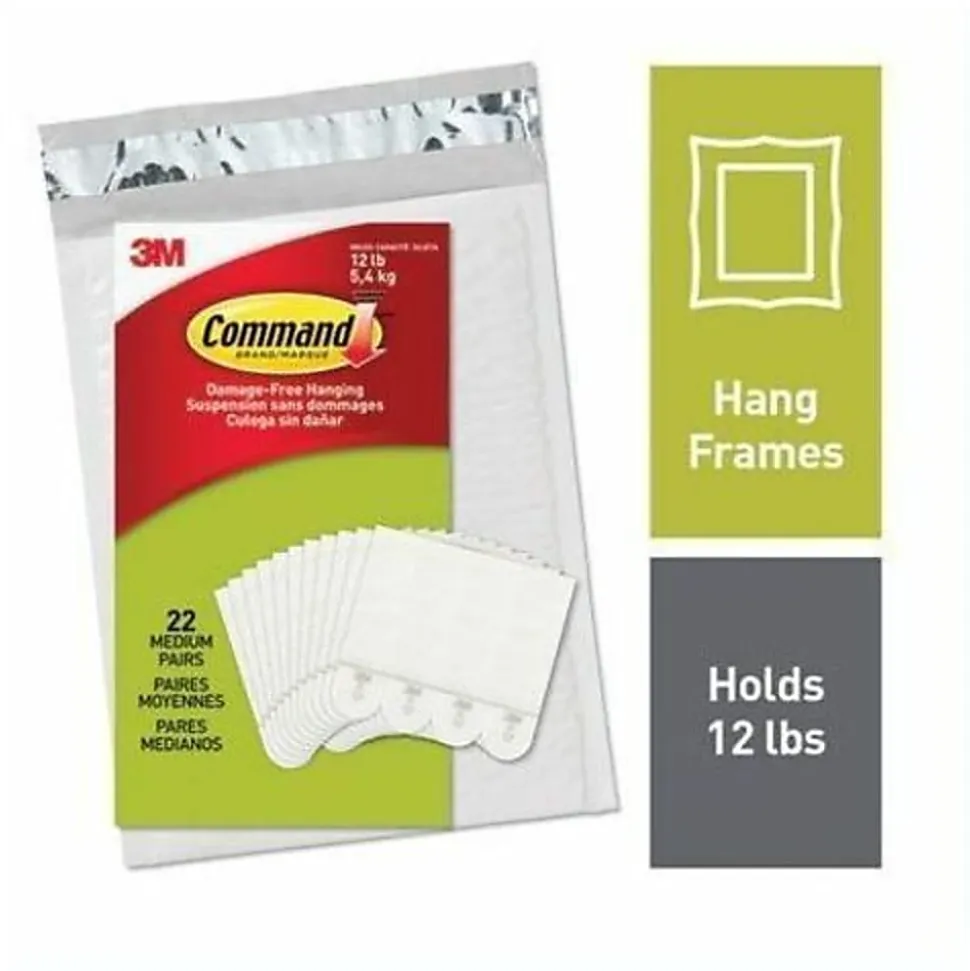 Command Medium Picture Hanging Strips Value Pack, 1720422NA