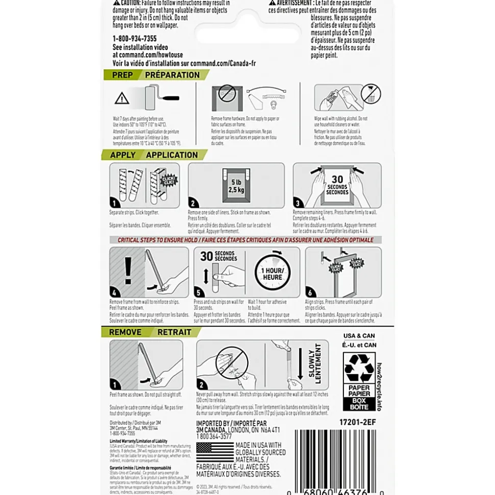Command™ Medium Picture Hanging Strips, 17201OF