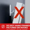 Command® Medium Utility Hooks, 20 Hooks, 24 White Adhesive Strips, Damage Free Hanging Picture Hangers, No Tools Wall Hanging Strips For Living Spaces