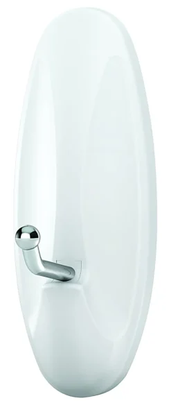 Command™ Medium Wire Hooks, Damage-Free, White, Pack of 2 Hooks, 2 Pairs of Strips