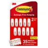 Command® Medium Wire Hooks, 35 Hooks, 40 White Adhesive Strips, Damage Free Hanging Picture Hangers, No Tools Wall Hanging Strips For Living Spaces