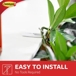 Command® Medium Wire Hooks, 35 Hooks, 40 White Adhesive Strips, Damage Free Hanging Picture Hangers, No Tools Wall Hanging Strips For Living Spaces
