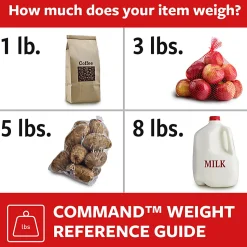 Command™ Medium Wire Hooks Value Pack, White, Pack Of 7 Hooks And 12 Strips