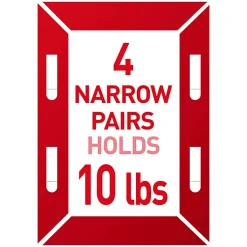 Command Narrow (10lb) Picture Hanging Strips, White, 28 Pairs (54 strips), Damage-Free Wall Hangers for Picture Frames and Other Décor
