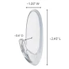 Command Outdoor Clear Window Hooks, 2 Medium Hooks, 4 Adhesive Strips, Damage Free Hanging Hooks, Great for Outdoor Use