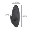 Command Outdoor Slate Terrace Hooks,  2 Medium Hooks, 4 Adhesive Strips, Damage Free Hanging Hooks, Great for Outdoor Use