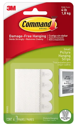 Command™ Small Picture Hanging Strips, 17202