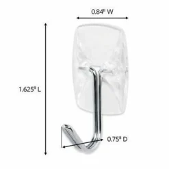 Command® Small Wire Hooks, 15 Hooks, 20 Clear Adhesive Strips, Damage Free Hanging Picture Hangers, No Tools Wall Hanging Strips For Living Spaces