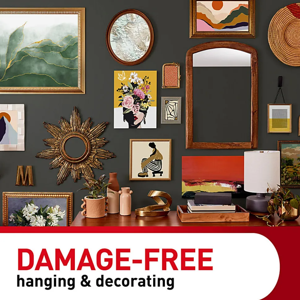 Command X-Large (20lb) Picture Hanging Strips, White, 4 Pairs (8 strips), 17217ES
