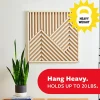 Command X-Large (20lb) Picture Hanging Strips, Black, 4 Pairs (8 strips), 17217BLKES