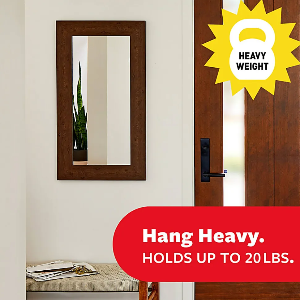 Command X-Large (20lb) Picture Hanging Strips, Black, 4 Pairs (8 strips), 17217BLKES