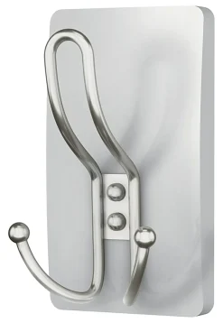 Command™ X-Large Satin Nickel Triple Hook, 1 Command Hook, 3 Command Strips, Damage Free Hanging Picture Hangers, No Tools Wall Hanging Strips