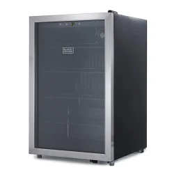 Commercial Cool Black+Decker 4.4 Cu. Ft. Beverage Cooler, Black