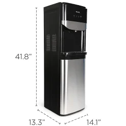 Commercial Cool CCBL01 Bottom-Loading Water Cooler, 5 Gallons, Black