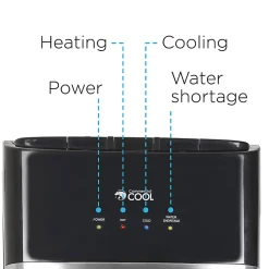 Commercial Cool CCBL01 Bottom-Loading Water Cooler, 5 Gallons, Black