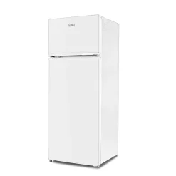 Commercial Cool 7.7 Cu. Ft. Freezer And Top Mount Fridge, White