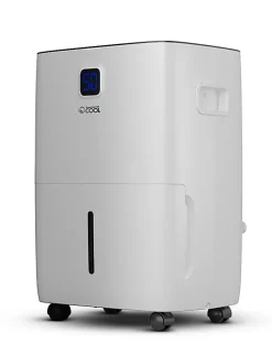 Commercial Cool Dehumidifier With Pump & Adjustable Humidistat, 50 Pint, 24-1/2”H x 15-1/2”W x 11-3/4”D