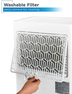 Commercial Cool Portable Dehumidifier, 35 Pint, 19-5/8”H x 13-15/16”W x 10-3/4”D