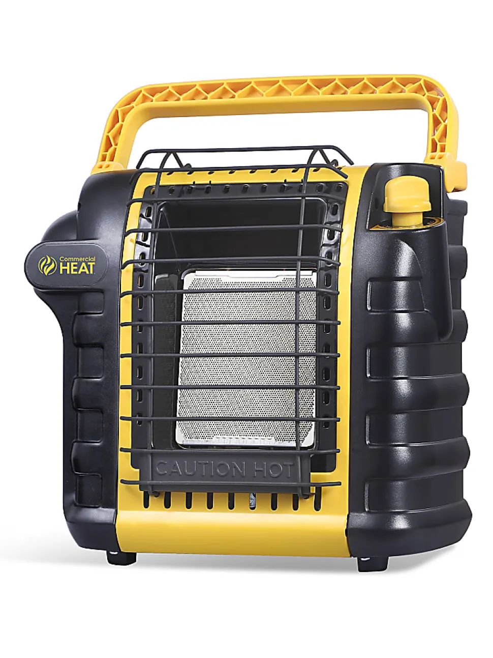 Commercial Heat Portable Outdoor Propane Heater, 9,000 BTUs, For Up To 300 Sq. Ft., 13”H x 8-1/2”W x 13”D, Yellow, Total Quantity 1