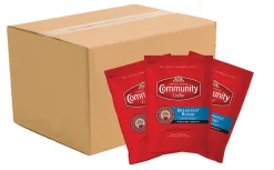 Community Coffee Arabica Single-Serve Coffee Packets, Breakfast Blend, Carton Of 20