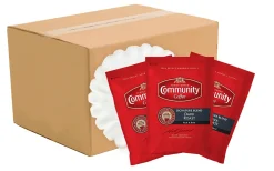 Community Coffee Arabica Single-Serve Coffee Packets, Signature Blend, Carton Of 40