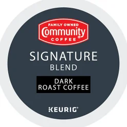 Community Coffee Keurig® Single Serve K-Cup® Pods, Signature Blend, Dark Roast, Box Of 96 Pods