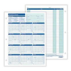 ComplyRight® 2026-2027 Academic Attendance Calendar, 8 1/2