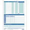 ComplyRight® 2026 Attendance Calendar Cards, 8 1/2" x 11", White, Pack Of 25