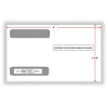 ComplyRight® Double-Window Envelopes For W-2 (5218) Tax Forms, 5-5/8" x 9", Moisture-Seal, White, Pack Of 100 Envelopes