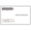 ComplyRight® Double-Window Envelopes For W-2 (5206 And 5208) Tax Forms, 5-5/8" x 9", Self-Seal, White, Pack Of 100 Envelopes
