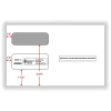 ComplyRight® Double-Window Envelopes For 2-Up 1099 Tax Forms, 5-5/8" x 9", Moisture-Seal, White, Pack Of 100 Envelopes