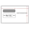 ComplyRight® Double-Window Envelopes For W-2 Tax Forms, 5-5/8" X 9-1/4", Self-Seal, White, Pack Of 200 Envelopes