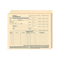 ComplyRight Expandable Personnel Envelo-Files, 11 3/4" x 9 1/2" x 1 1/2", Pack Of 25