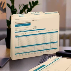 ComplyRight Folder Set for Employee Management for Attendance, Performance, Payroll, Benefits and History, 11 7/8