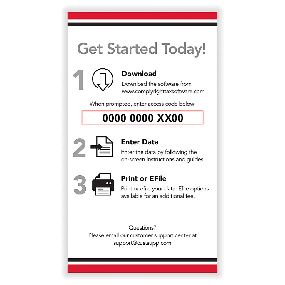 ComplyRight® 2025 LaserLink Software, Download Card
