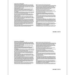 ComplyRight® 1099-MISC Tax Forms, Recipient Copy B, 2-Up, 8-1/2" x 11", Pack Of 50 Forms